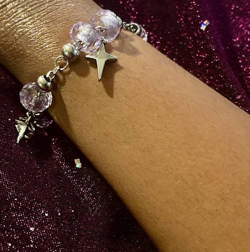 Purple Star Fidget Bracelet