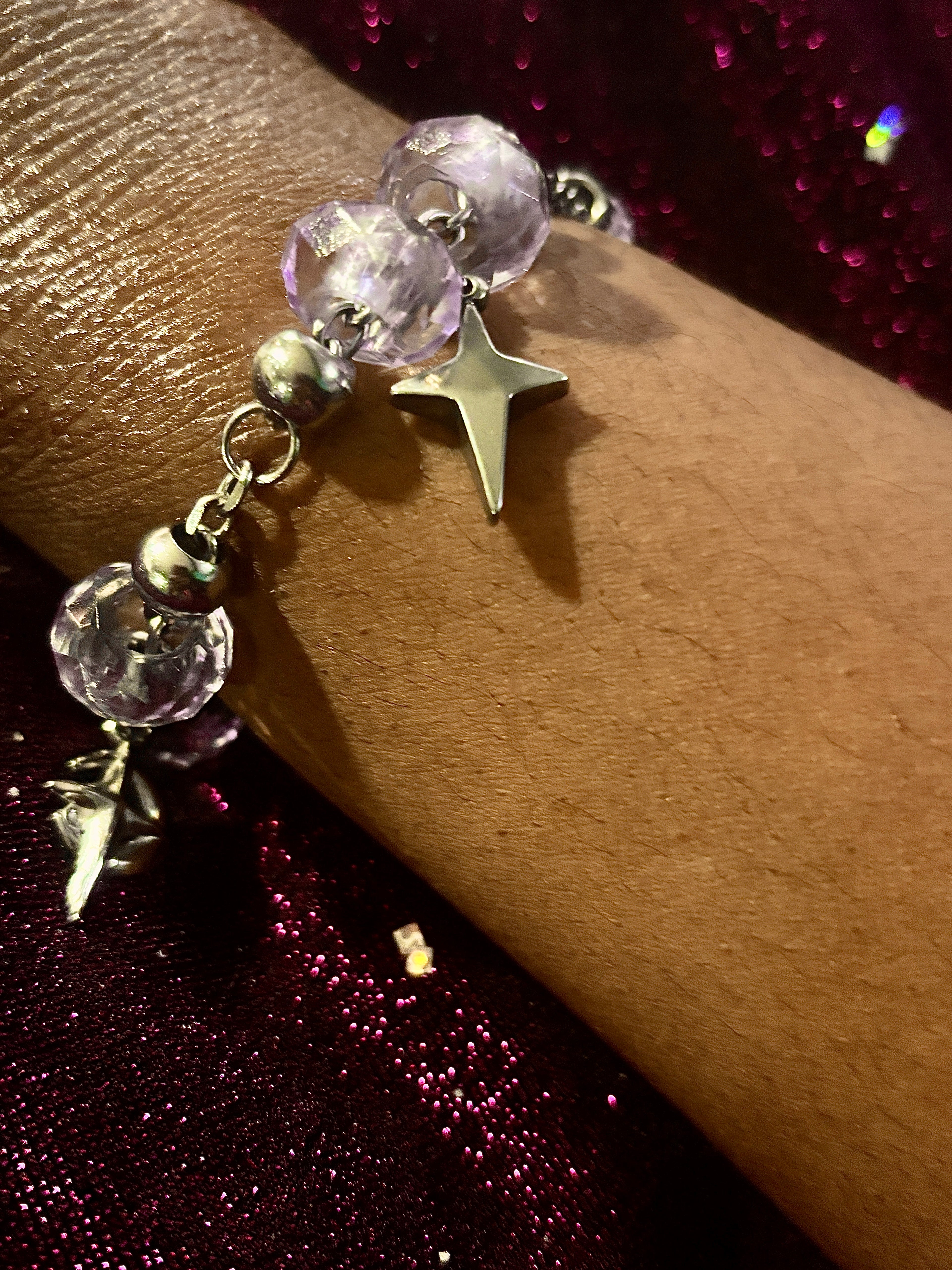 Purple Star Fidget Bracelet