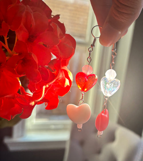 Red Heart Earrings